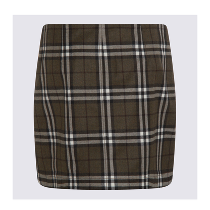 Green Check Miniskirt - Image 4