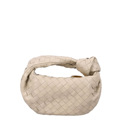 Jodie Mini Lambskin Top-Handle Bag - Ecru - Image 3