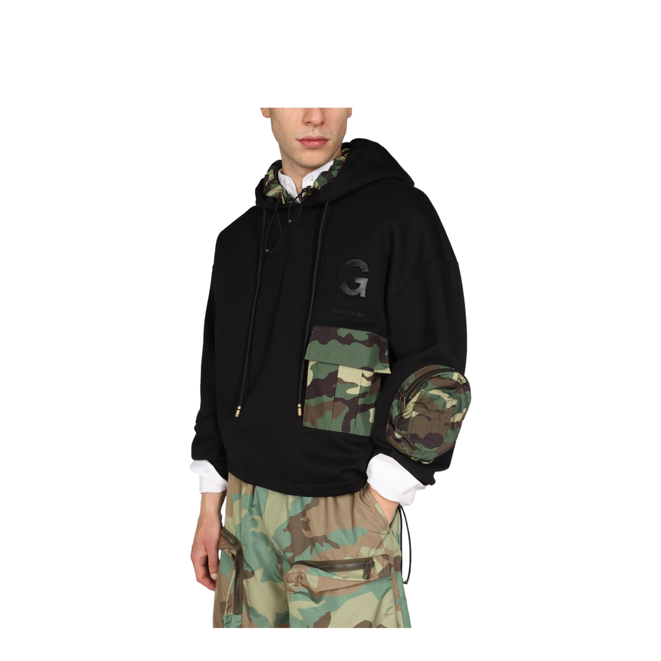 Sweatshirt with Camo Details - Image 3