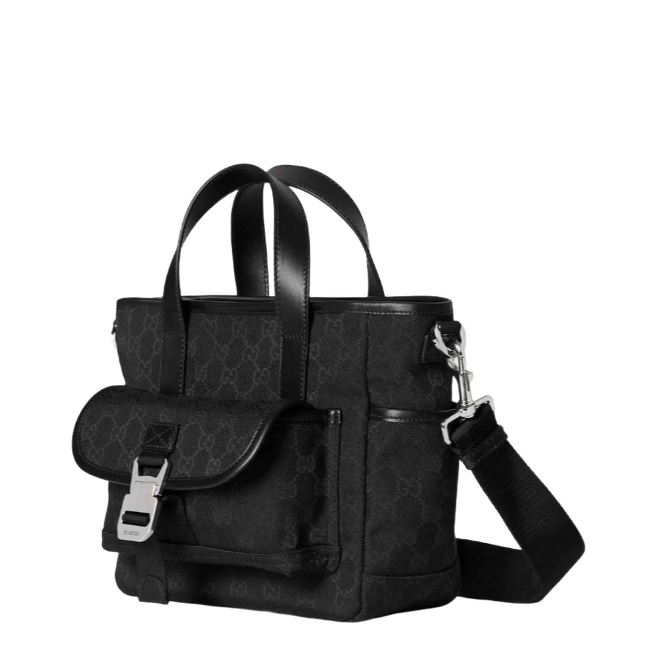 Embroidered Canvas Handbag - Image 2