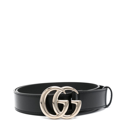 Thin Belt in Black Leather - Image 1