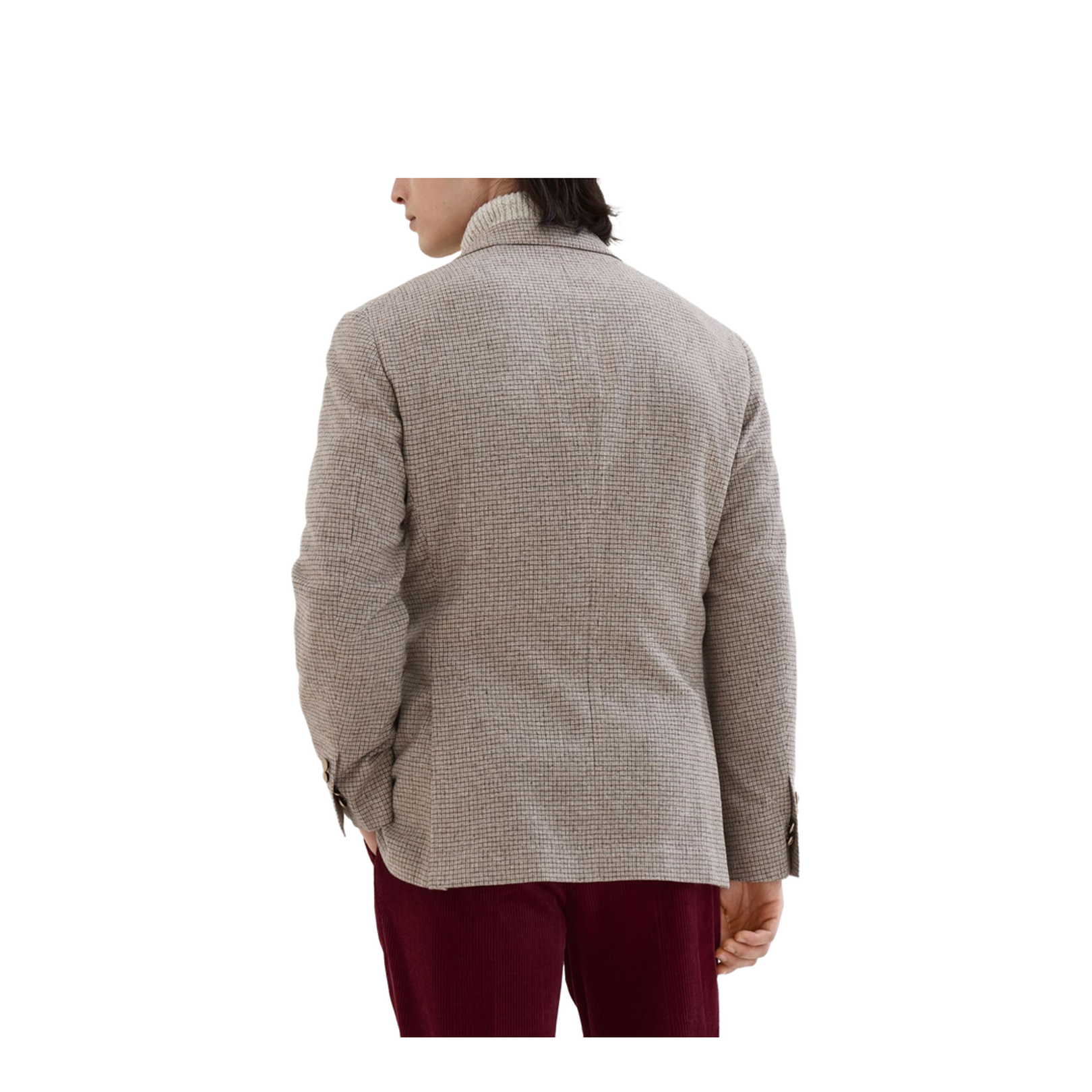 Wool and Silk Double-Breasted Jacket - Image 3
