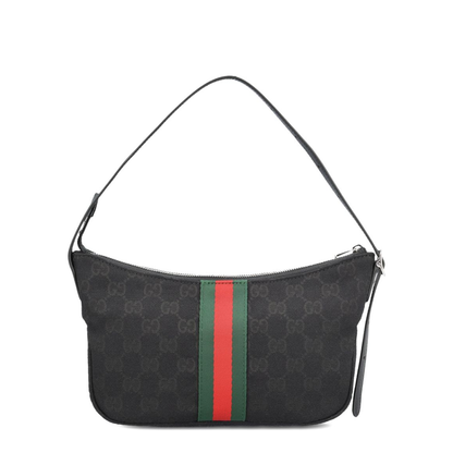 Lunetta Small GG Canvas Crossbody - Black - Image 3