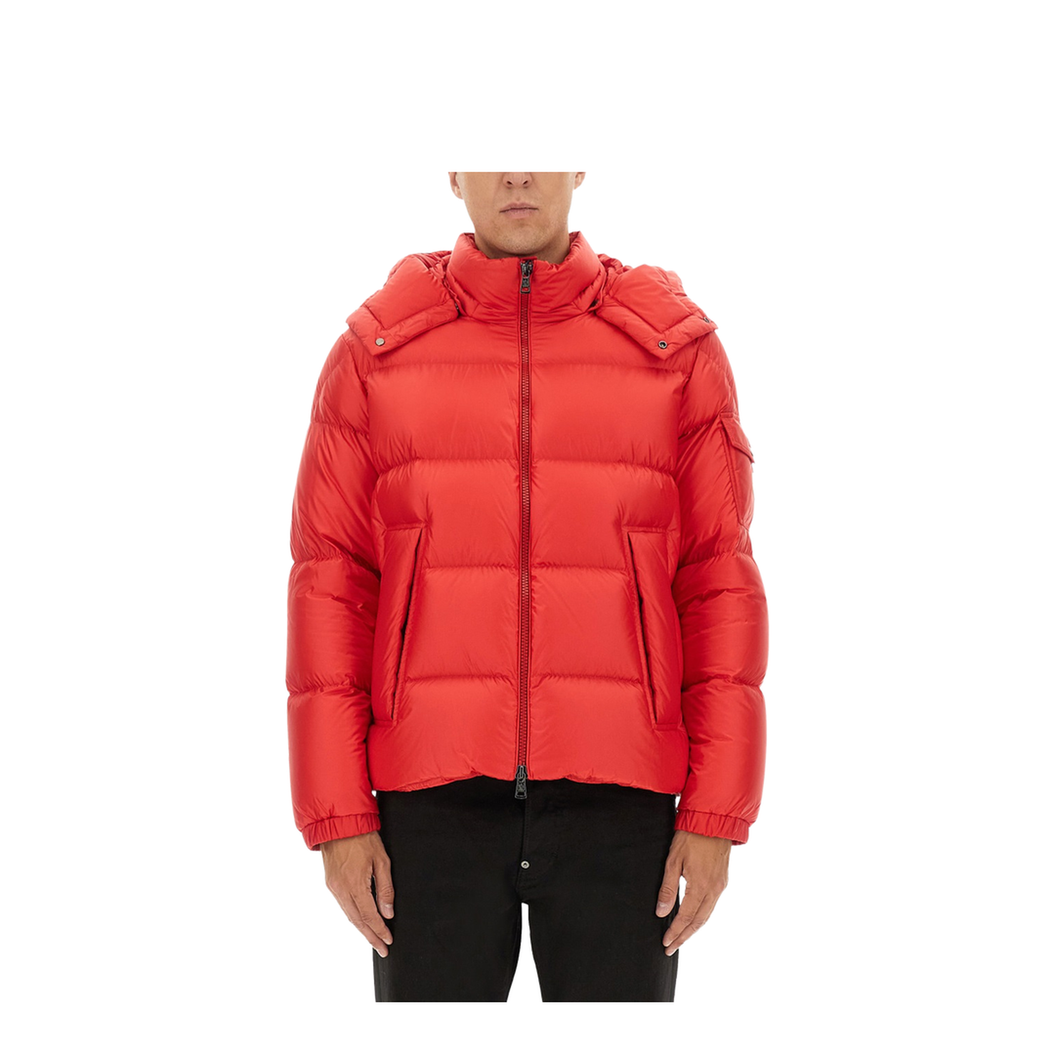 Couyere Down Jacket in Red - Image 1