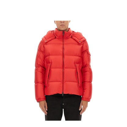 Couyere Down Jacket in Red - Image 1