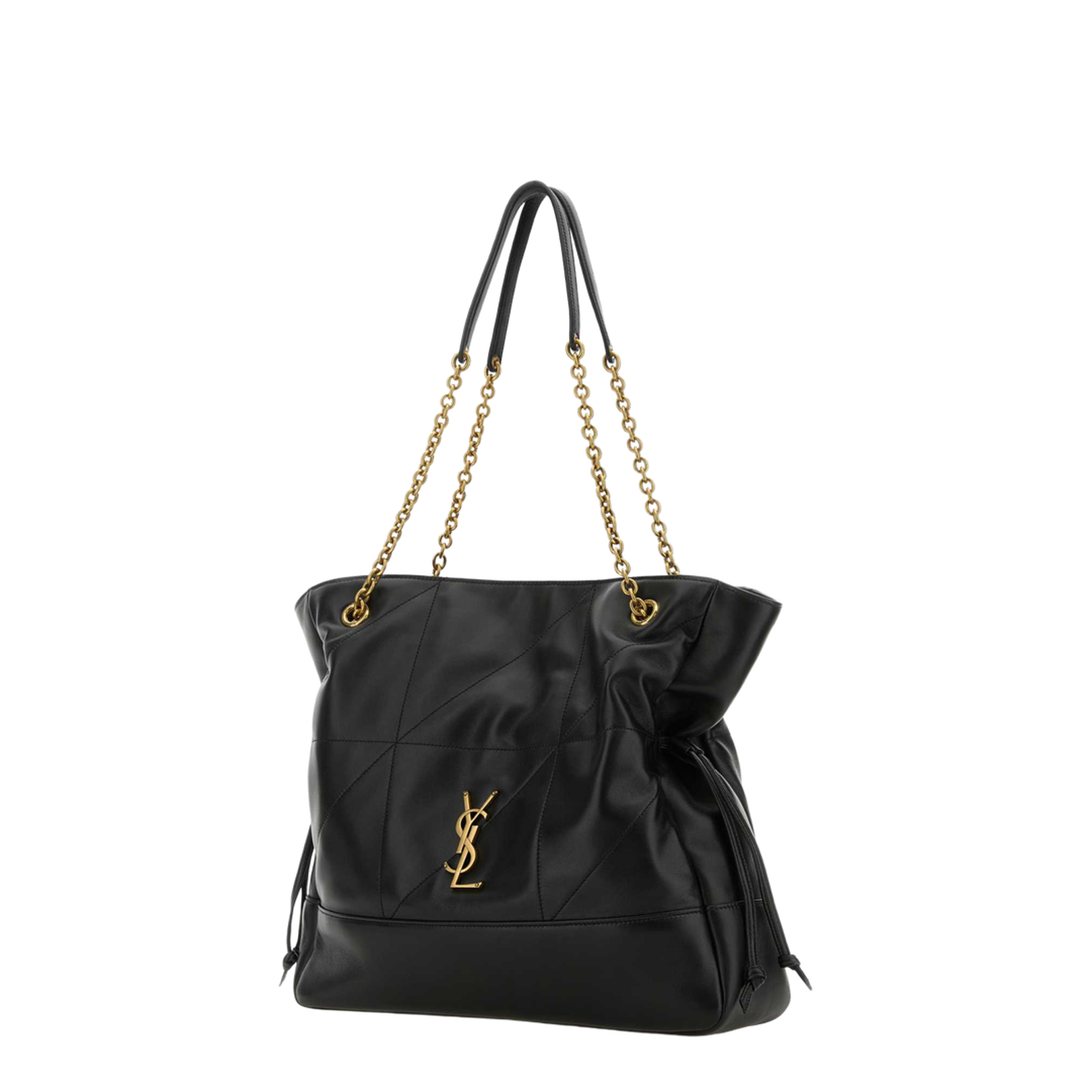 Black Nappa Leather Jamie Bucket Bag - Image 2