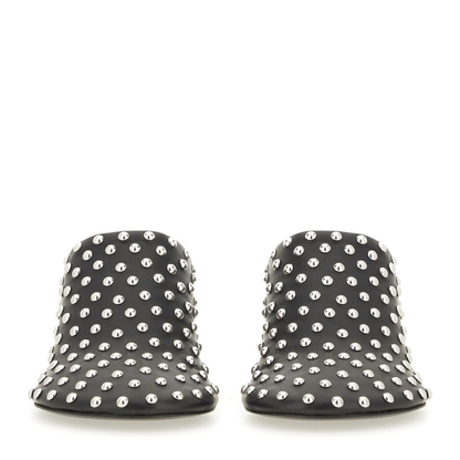 Nappa Leather Mules with Studs - Image 3