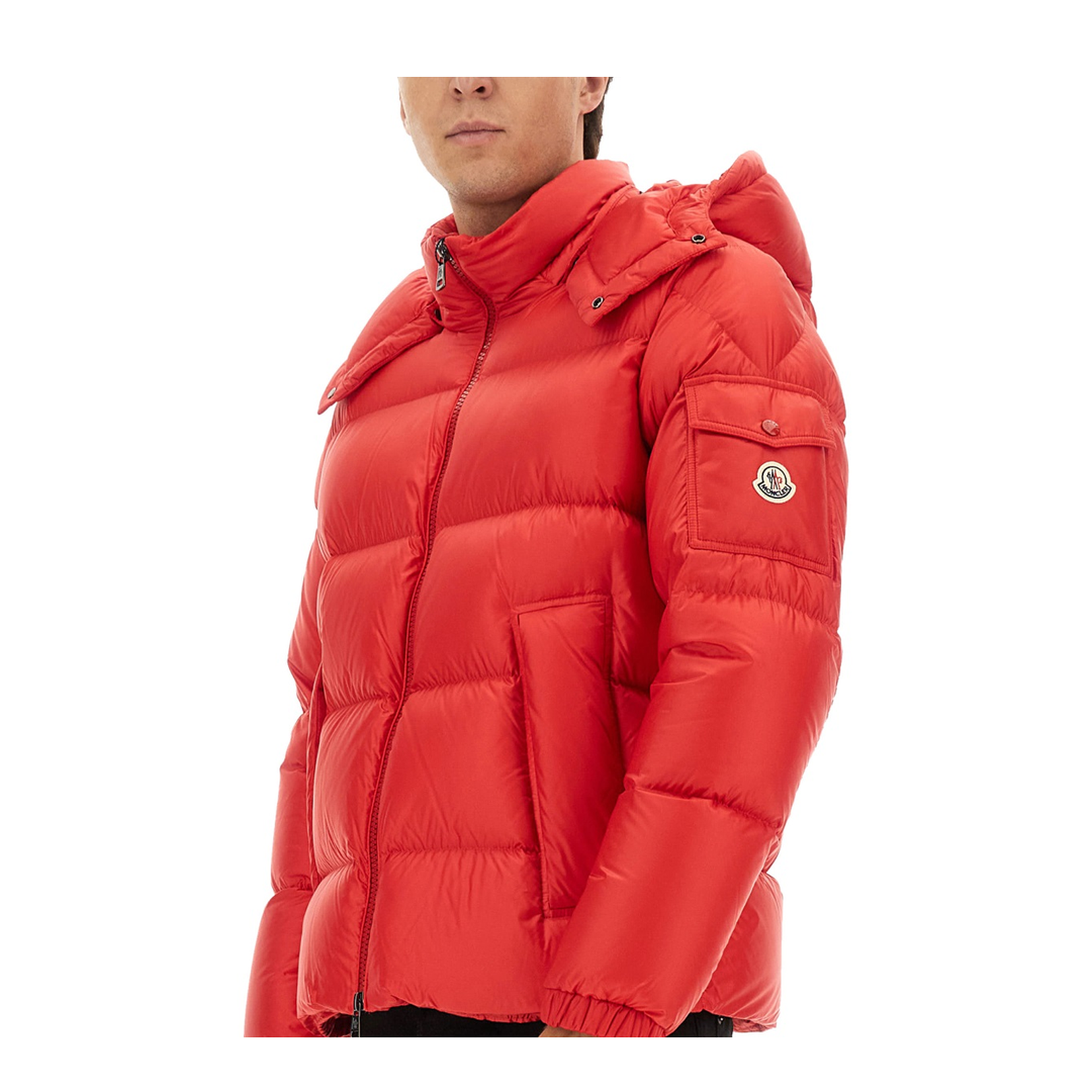 Couyere Down Jacket in Red - Image 4
