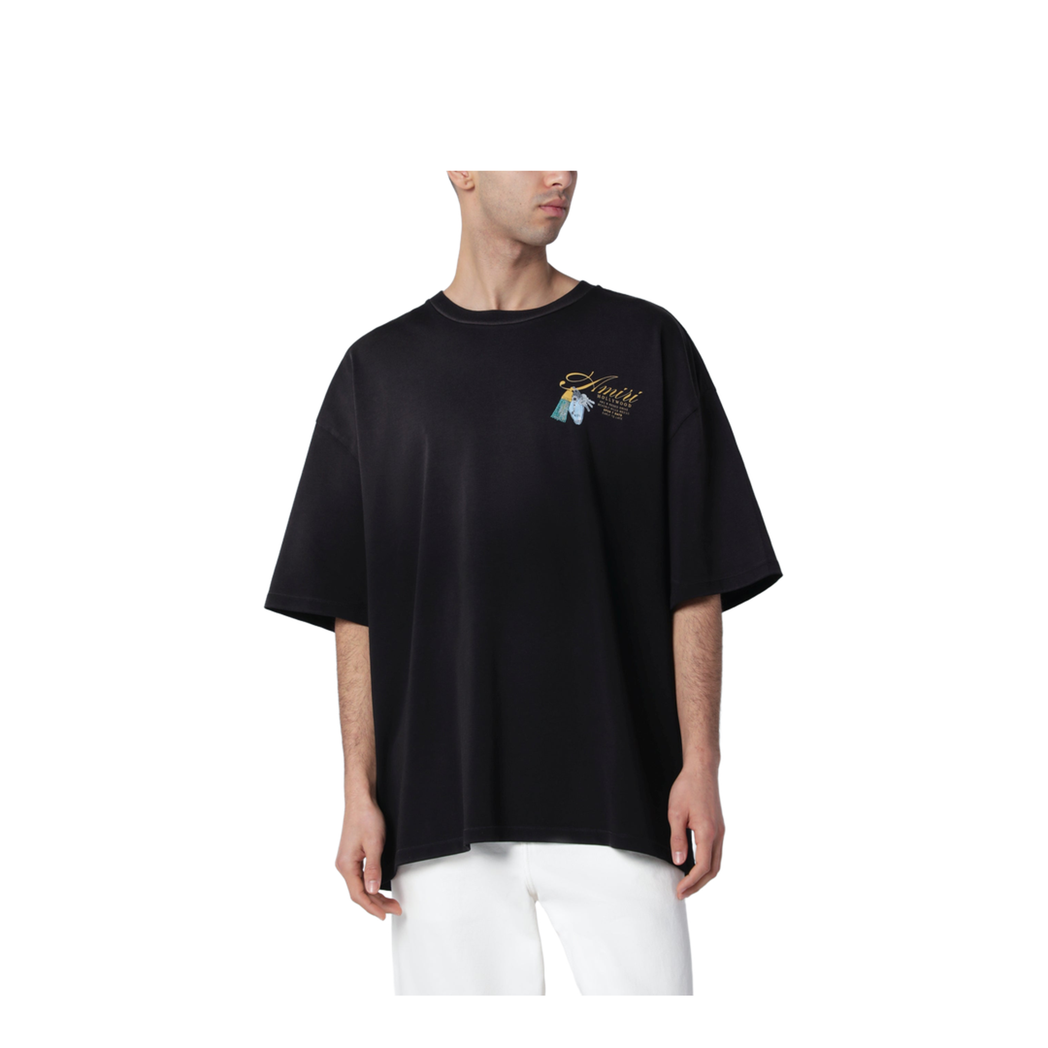 Chateau Keys Black Cotton T-Shirt - Image 1