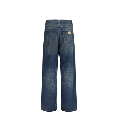Five-pocket Pants with Panel Design - Image 2