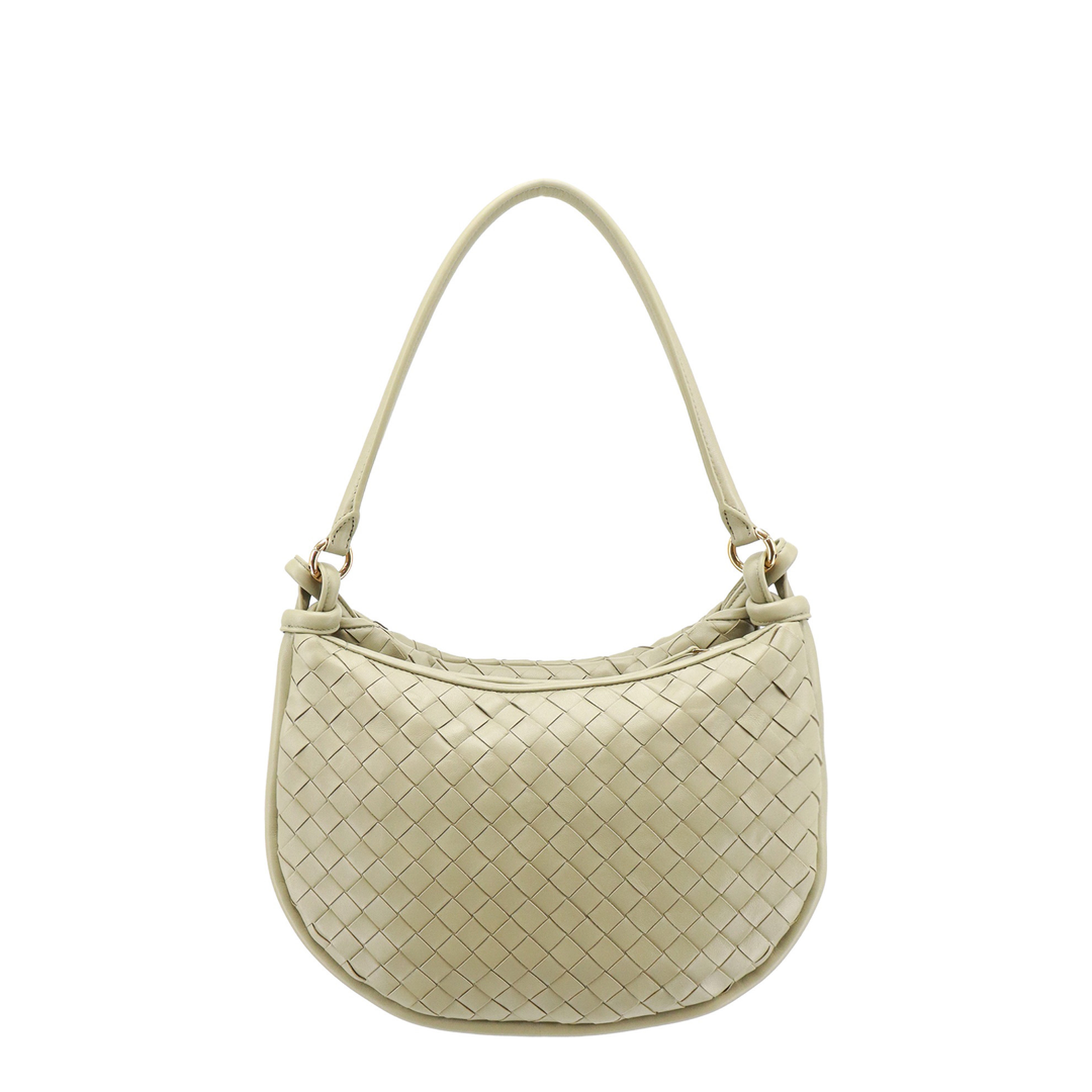 Gemeli Medium Leather Shoulder Bags - Green - Image 5