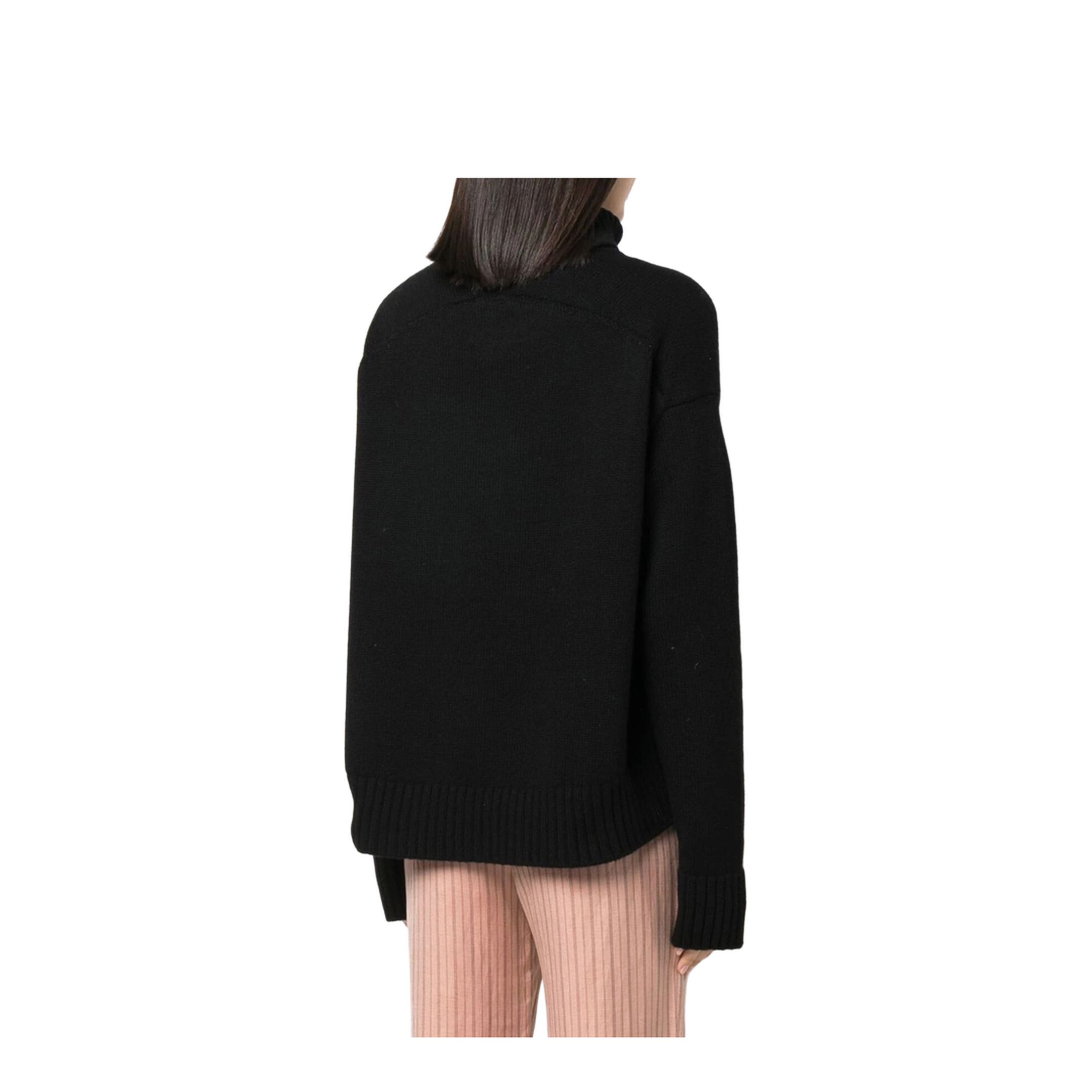 Cashmere Blend Sweater Black - Image 3