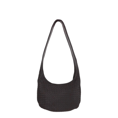 Veneto Medium Lambskin Shoulder Bags - Brown - Image 2