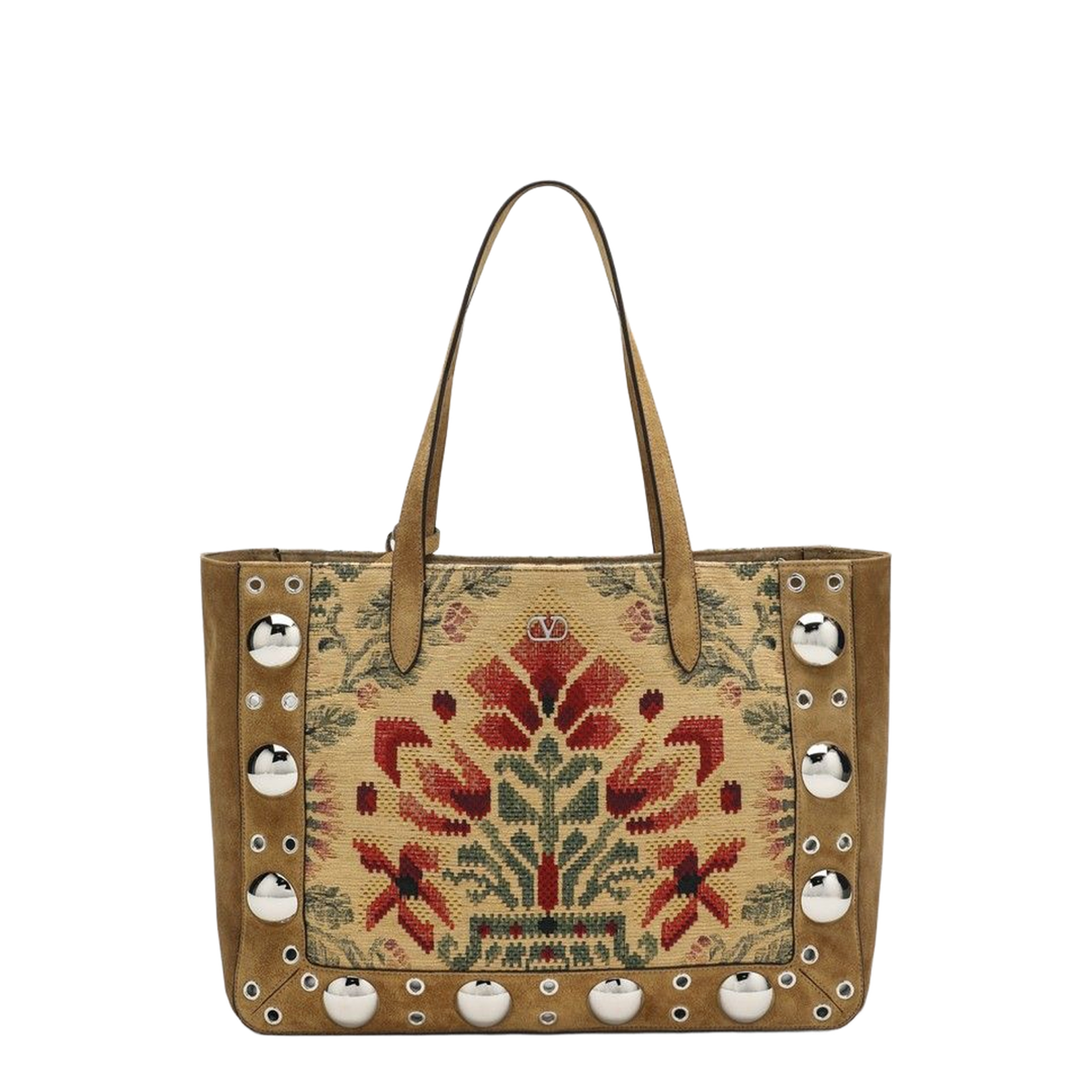 Medium Tote Bag Nellcôte in Jacquard Fabric - Image 1