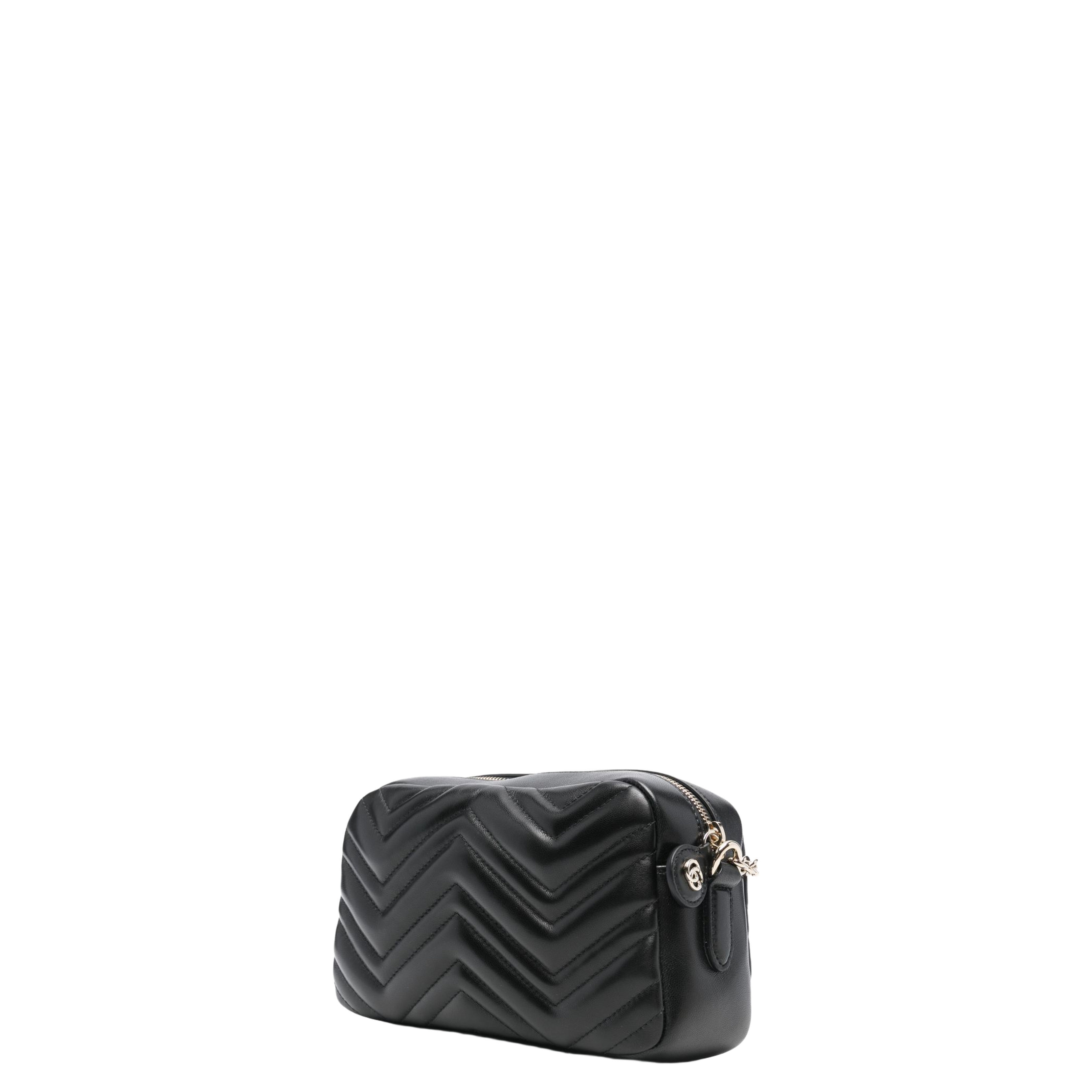 Camera Bag in Black Leather - Image 4