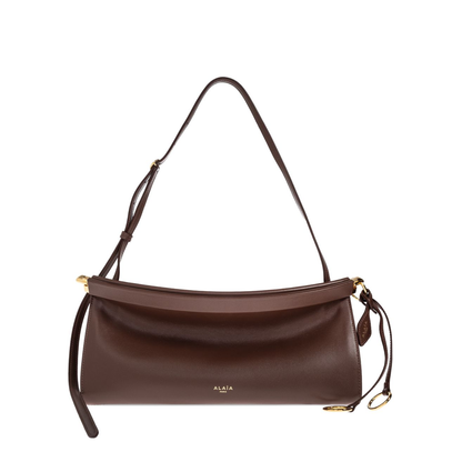 Le Click East West Medium Calfskin Shoulder Bag - Brown - Image 1