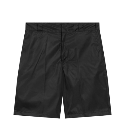 Black Re-Nylon Bermuda Shorts - Image 1