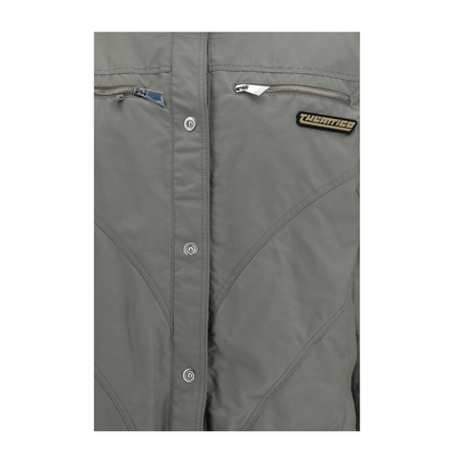 High Neck Bomber With Zips - Image 3