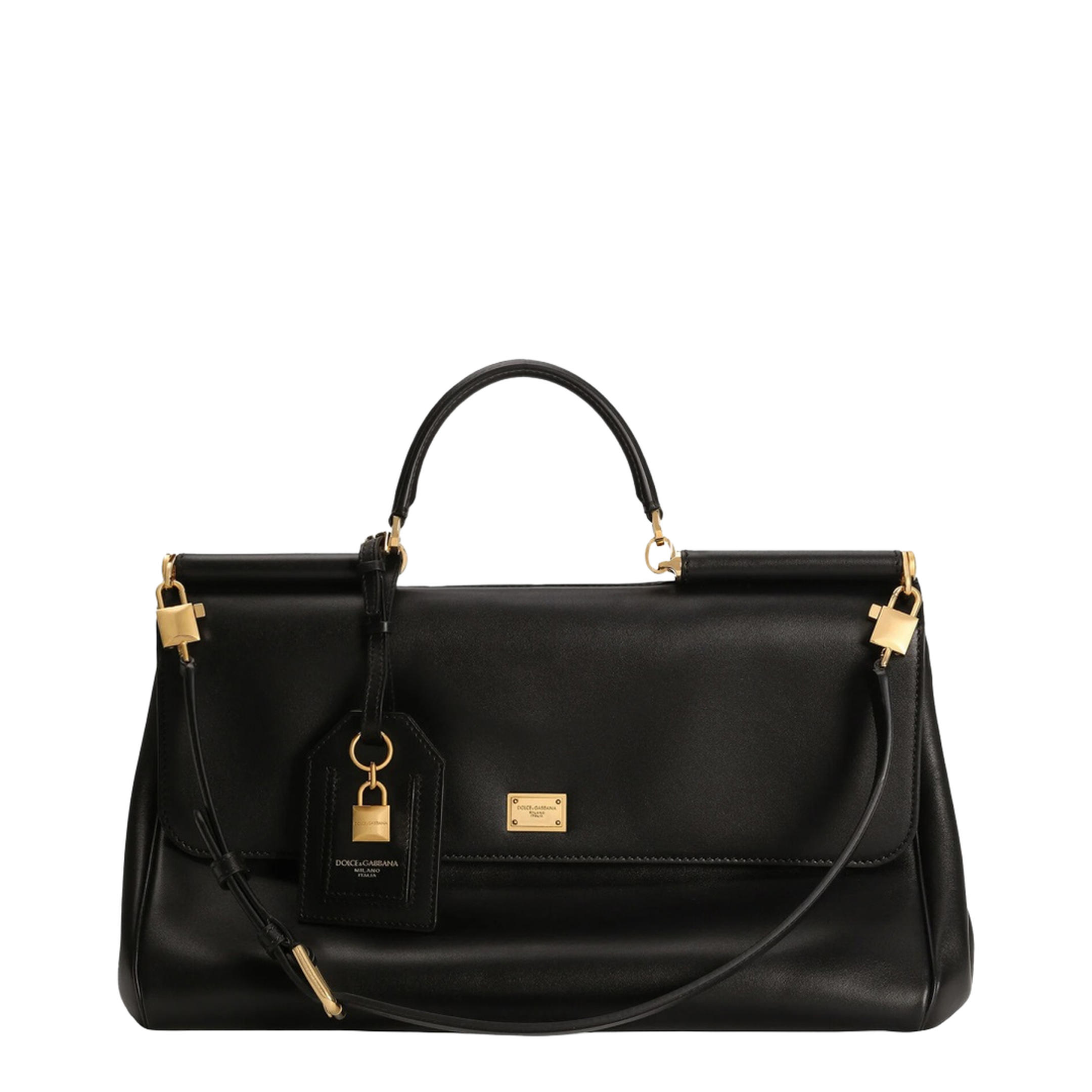 Maxi My Sicily Handbag in Plongé Calfskin - Image 1