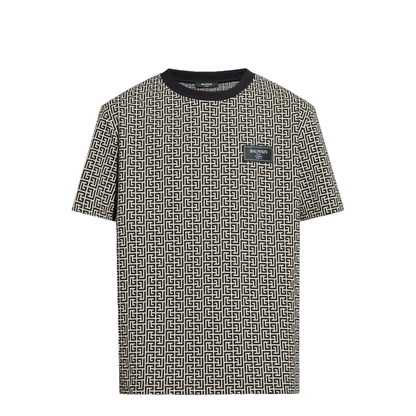 Monogrammed Jacquard T-Shirt - Image 1