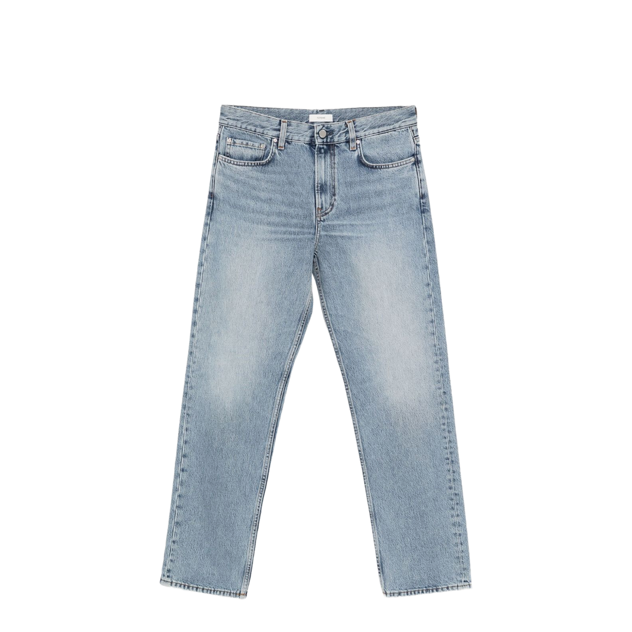 Blue Low Straight Jeans - Image 1