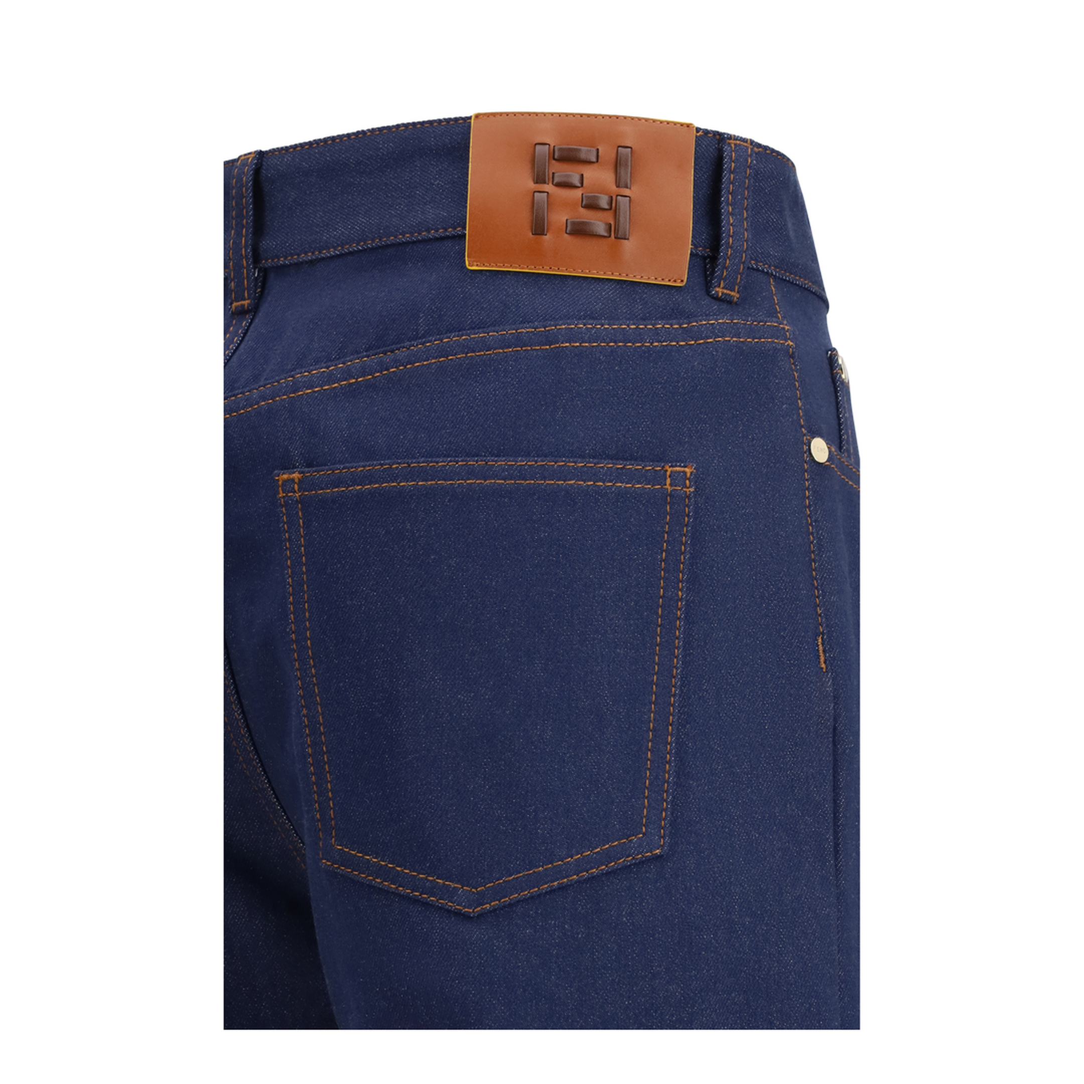 Five-pocket straight cut Jeans with logo detail - Image 3