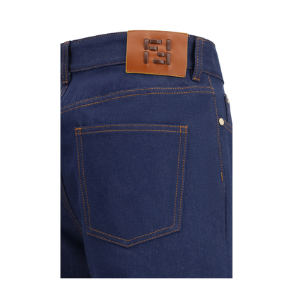 Five-pocket straight cut Jeans with logo detail - Image 3