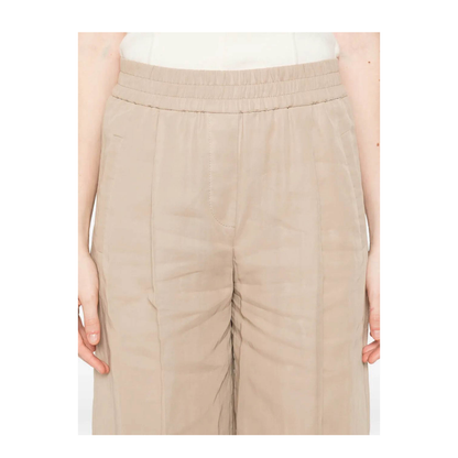 Cotton Trousers Cream - Image 3