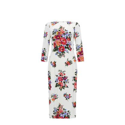 MIDI DRESS WITH FLORAL PRINT - Image 1