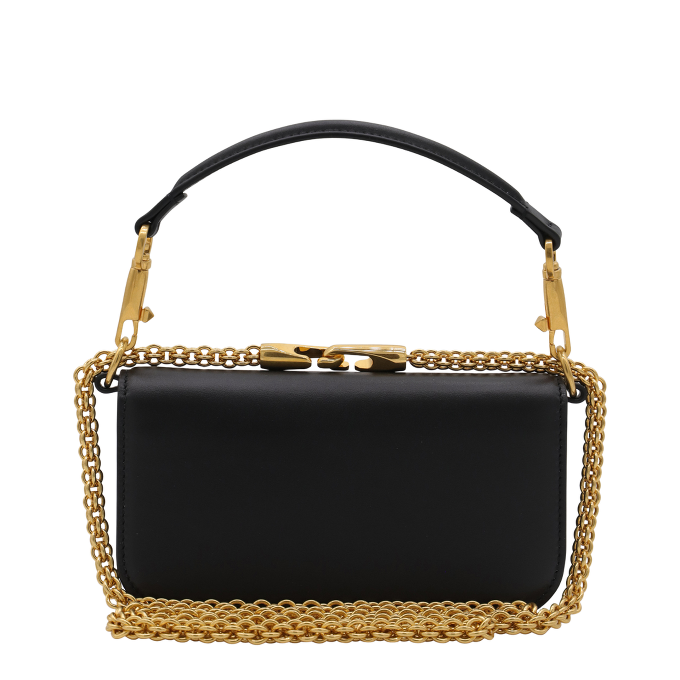 Locò Small Calfskin Shoulder Bag - Black - Image 3