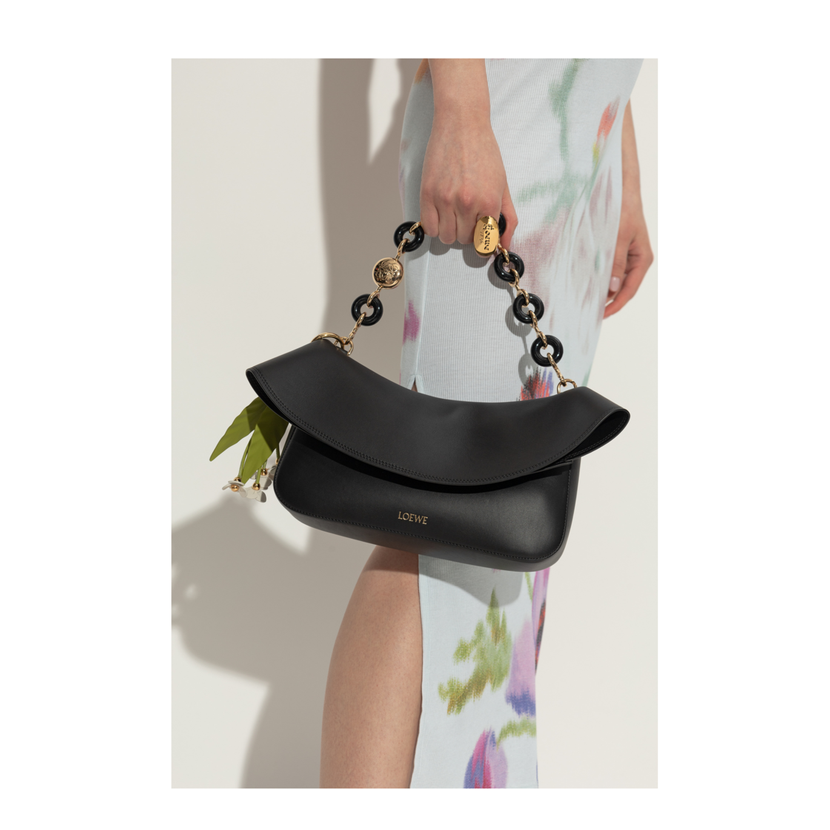 Ola Medium Shoulder Bag Black - Image 2