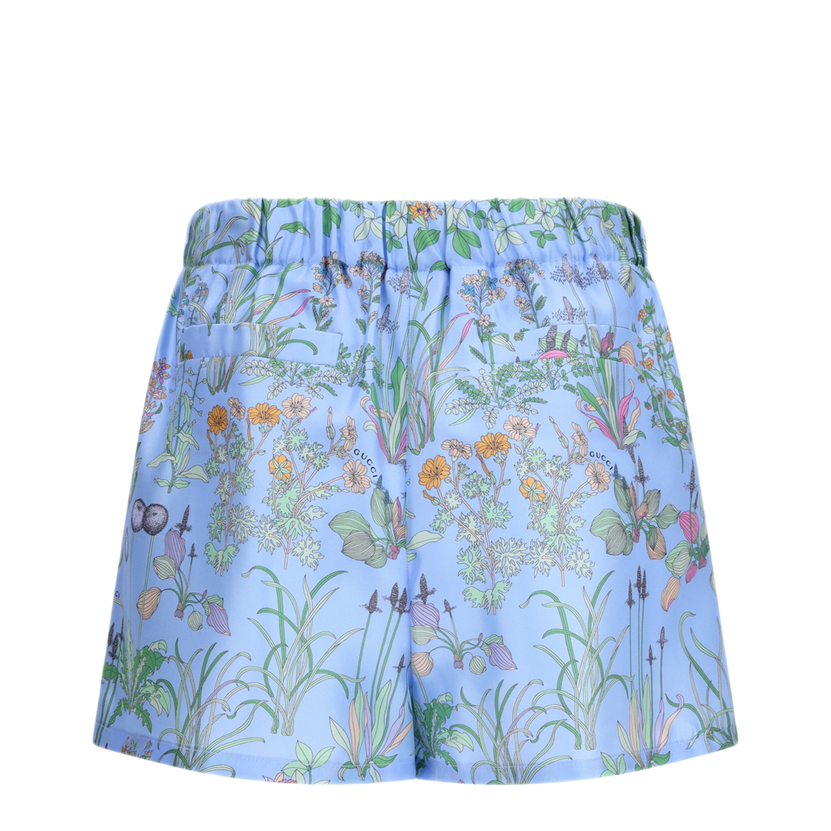 Printed Silk Twill Shorts - Image 2