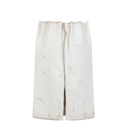 Calf Leather Midi Skirt - Image 4