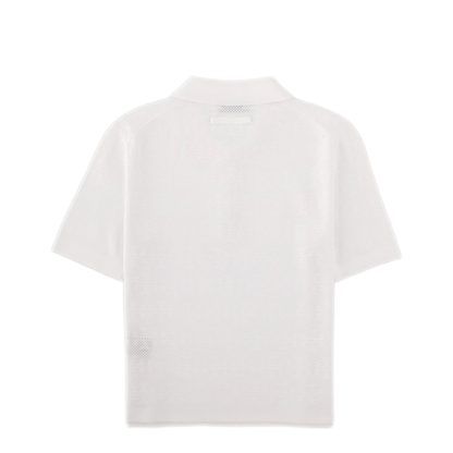 Pointelle Viscose Polo Shirt - Image 2
