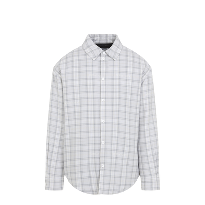 Flannel Wool Overshirt Padded Coat - Image 1