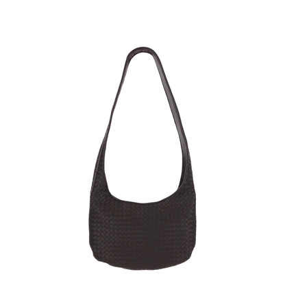 Veneto Medium Lambskin Shoulder Bags - Brown - Image 2