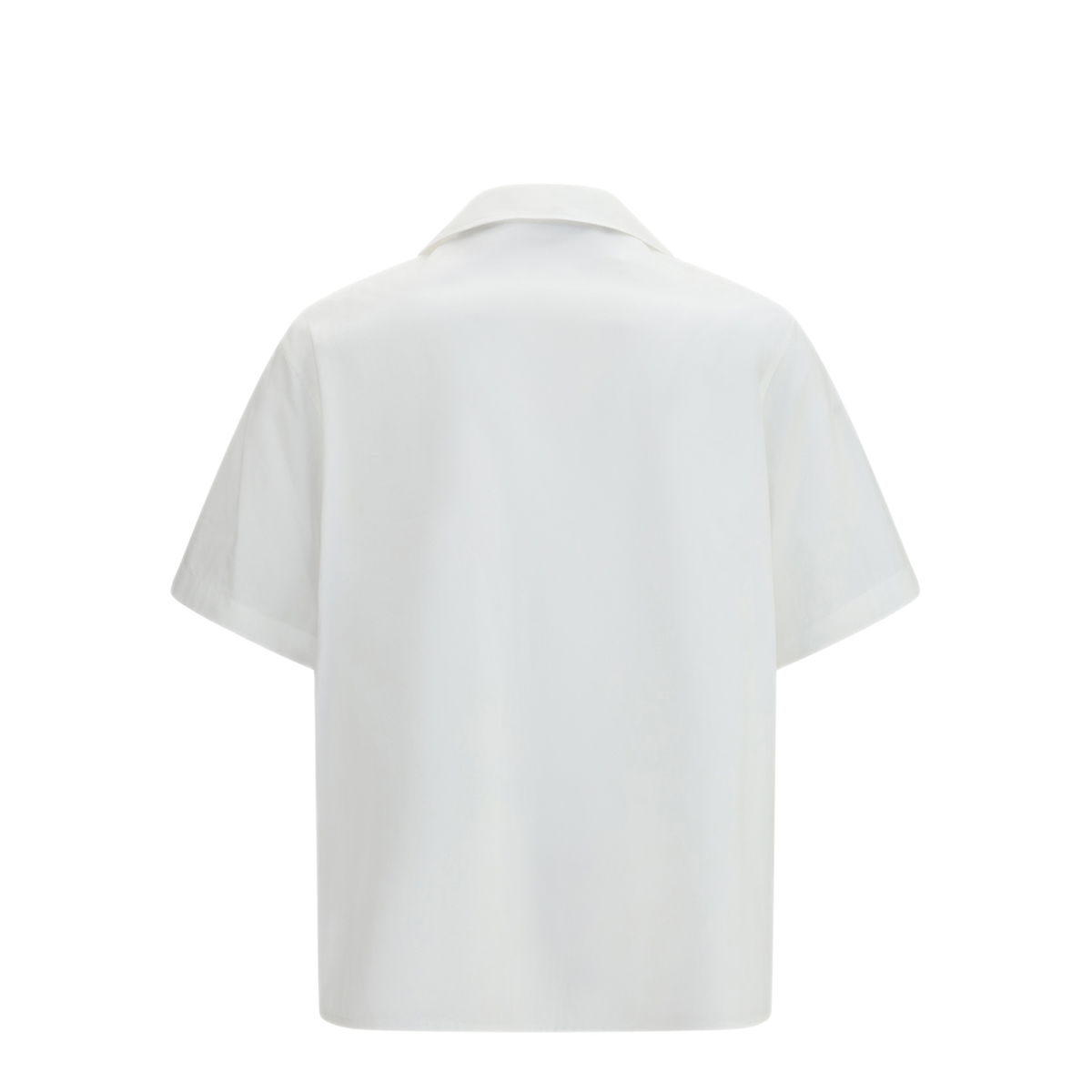 Cotton Poplin Bowling Shirt With Vgold - Image 2