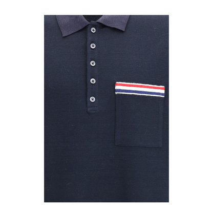 Short Sleeve Polo With Chest Pocket - Image 3