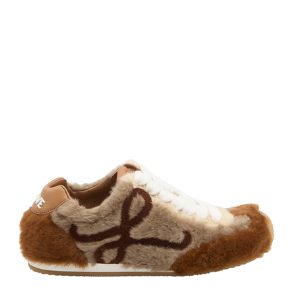 Ballet Runner 2.0 Sneakers in Shearling - Image 1