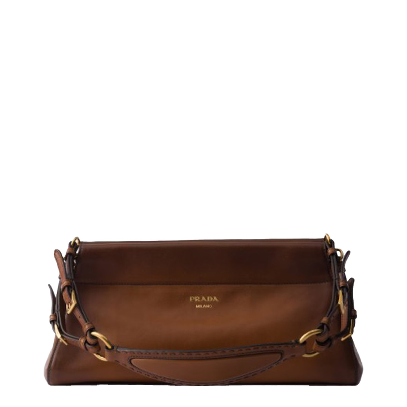 Enchaîné Medium Shoulder Bag Leather Caramel - Image 1