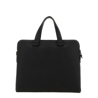 Business Bag Leather Black - Image 2