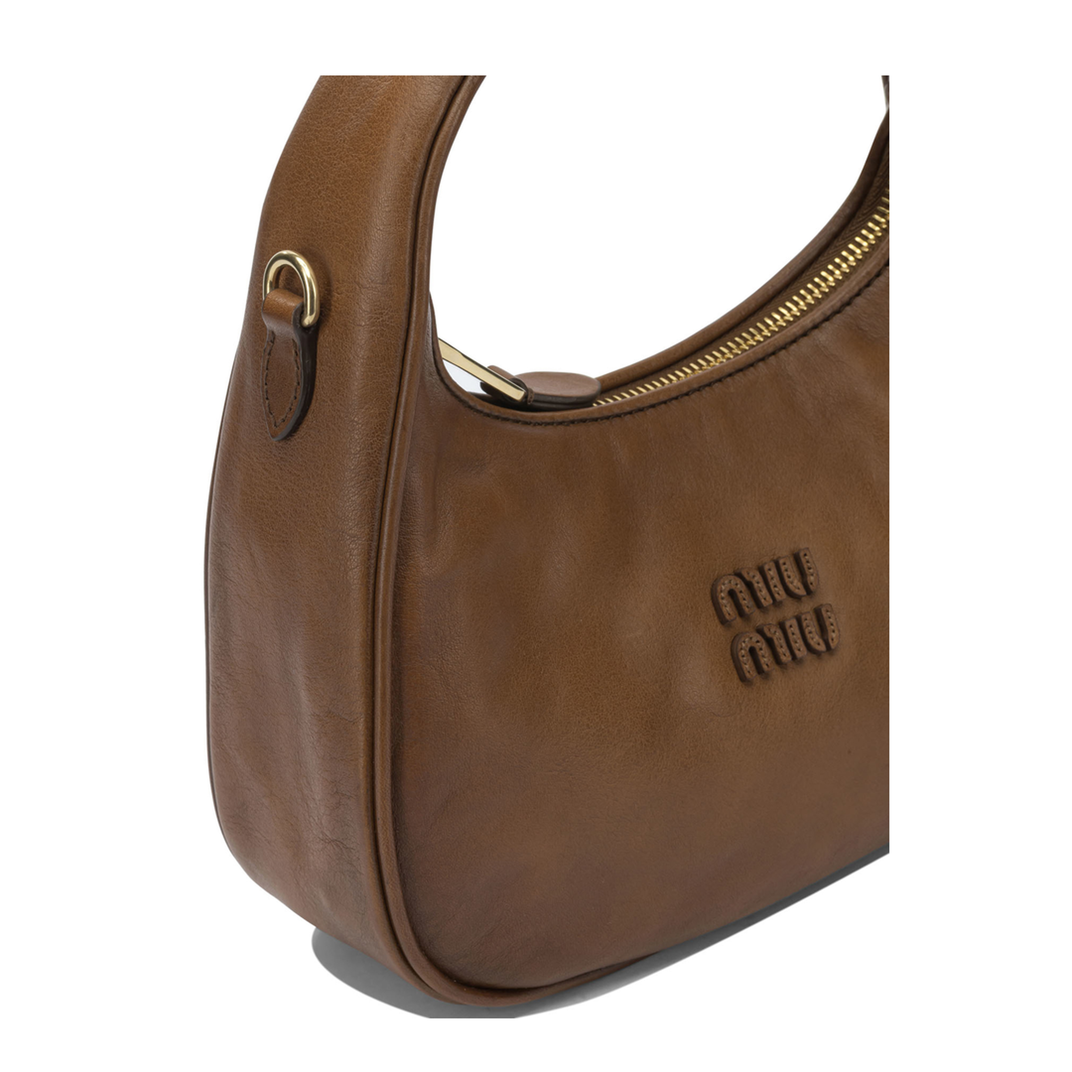 Wander Medium Calfskin Shoulder Bag - Cognac - Image 4