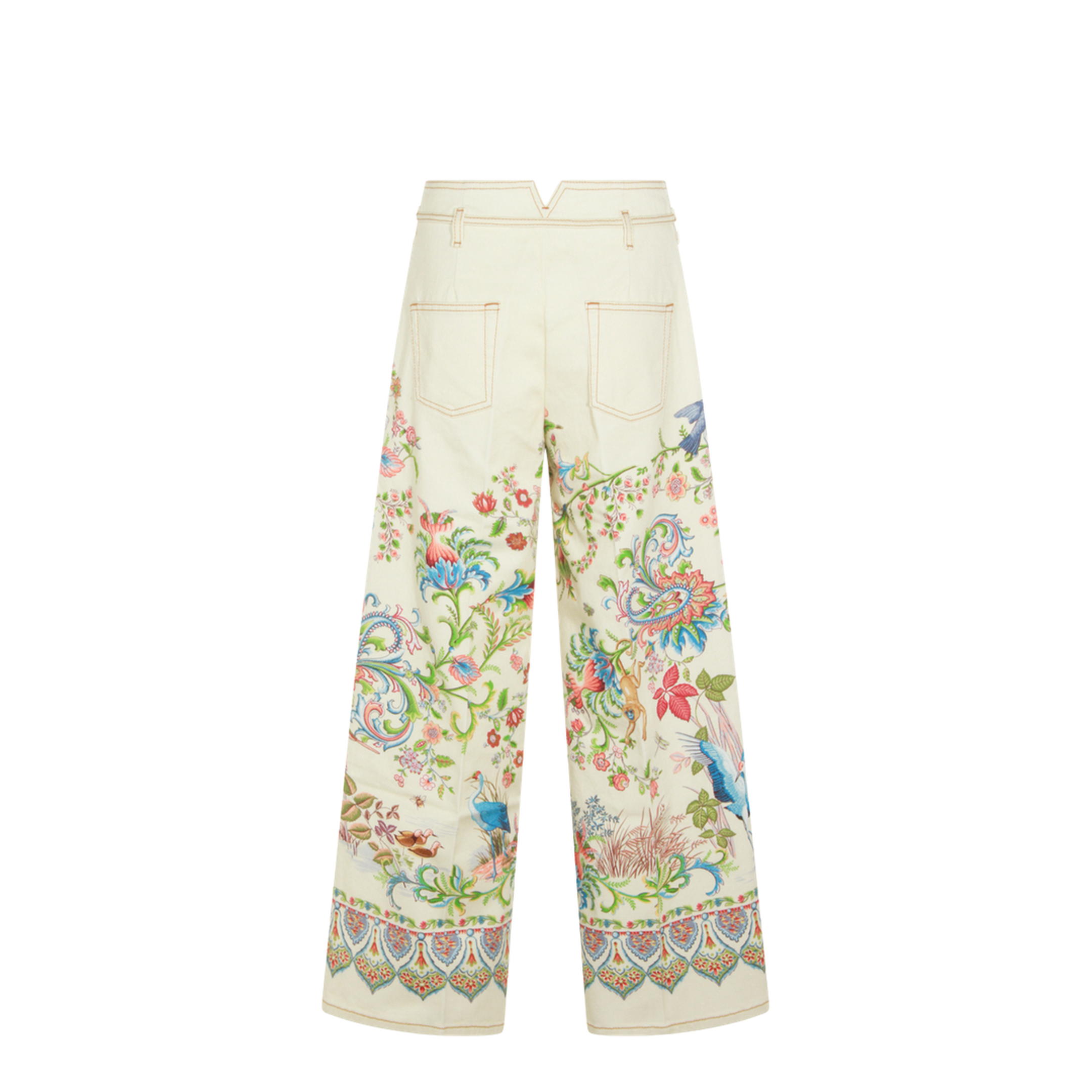 Women's Multicolor Pattern Jeans - Image 3