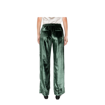 Velvet High-Waisted Trousers - Image 4