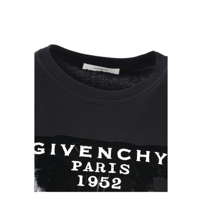 Cotton T-Shirt with Tape Print - Image 3