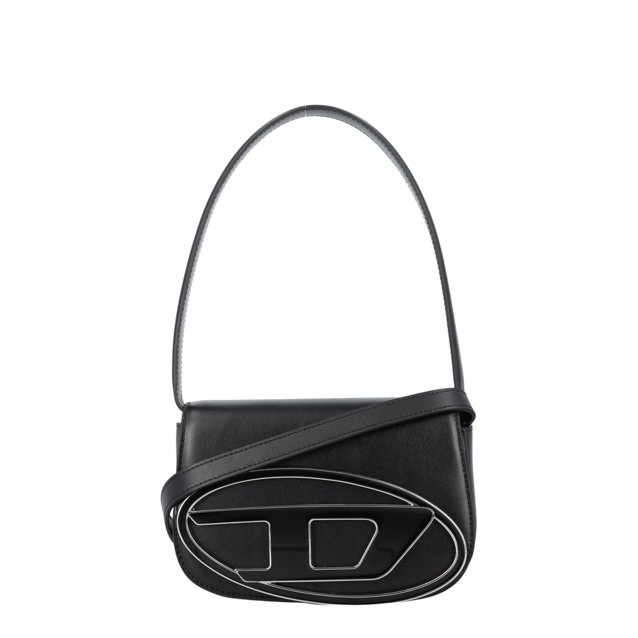 1DR-Iconic Nappa Leather Shoulder Bag - Black - Image 1