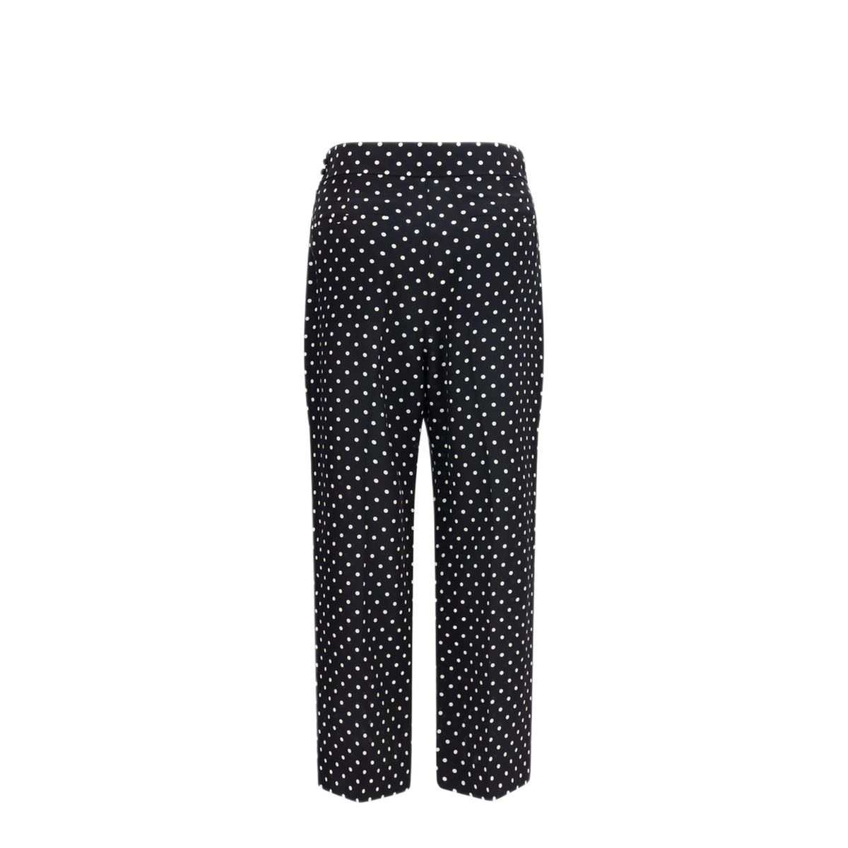 Polka Dot Cr Pe De Chine Pants - Image 2