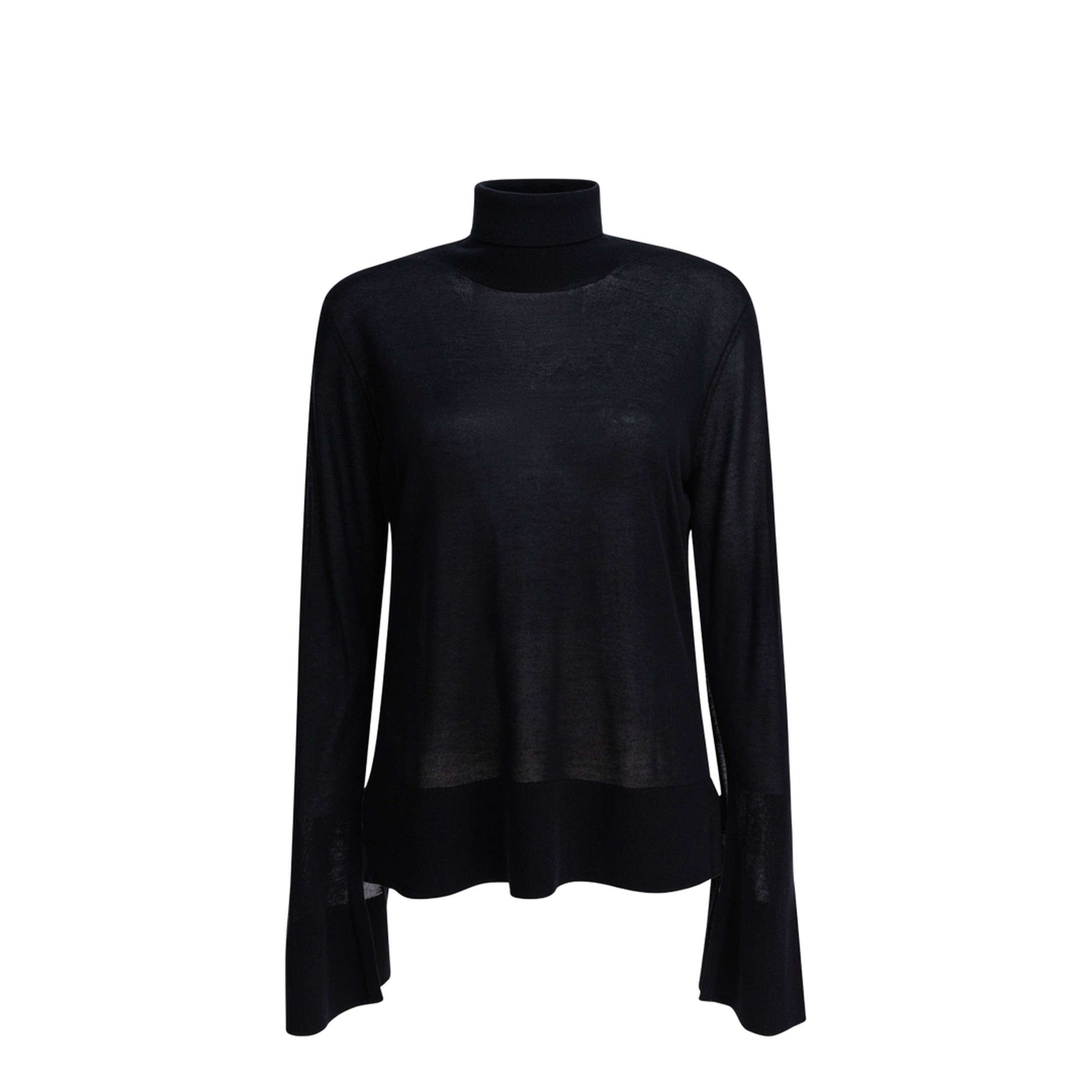 Cashmere Blend Turtleneck Sweater - Image 1