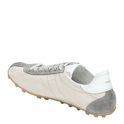 Sprinters Sneakers In Cream Leather And Vintage Suede - Image 2