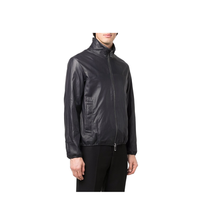 Lambskin Leather Zipped Jacket - Image 4